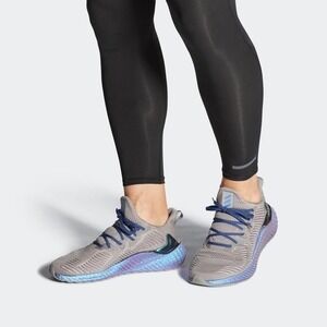 ALPHABOOST SHOES DOVE GREY / TECH INDIGO Sz 8